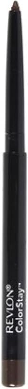 Lápiz delineador de ojos REVLON ColorStay, marrón [203], 0,01 oz. (Paquete de 2)