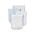 Carter's Just One You Baby Boys' 4 Pack Burp Cloth Set - Blue Giraffe