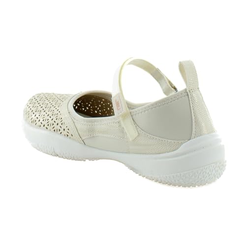 Jambu Dandelion Women's Casual Cream Shimmer Size 6.5 M3