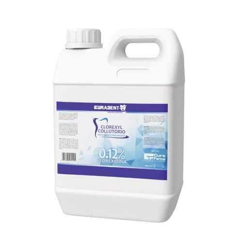 Collutorio Clorexidina 0,12% Professionale – Disinfettante Orale Antibatterico – Ideale per Igiene Orale – Tanica da 5 Litri