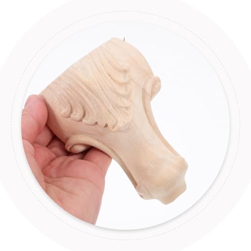 Patas de madera para sofá de 4 piezas en muebles de sala modernos 5