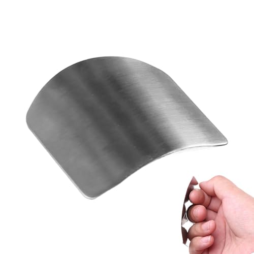Stainless Steel Finger Protector - 6.1x4.3x3cm Finger Guards For Cutting Food | Stainless Steel Avoid Hurting Adjustable Portabl