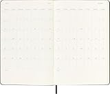 Moleskine Daily Planner 2025-2026, 18-Month Daily Diary With Hard Cover and Elastic Closure, Large Format 13 x 21 cm, Colour Black - Image 6