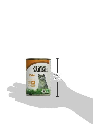 Yarrah Bio Katzenfutter Pate mit Huhn 400 g im 12er Pack