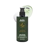 Korean Matcha Green Tea Gel Cleanser- Vegan-Organic Cleanser Niacinamide, Aloe Vera, Glycerin & Vitamin E – Gentle Daily Facial Wash for Oily Acne-Prone Sensitive Skin, Deep Pore Cleansing - 8.4 oz