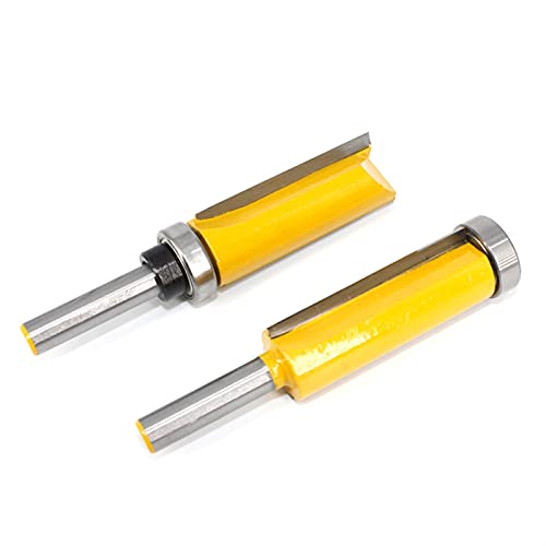 Router Bits 1Pc 8Mm Flush Trim Pattern Router Bit Top Bottom Bearing Bits Milling Cutter For Wood Woodworking Cutters Mc02214 (Size : Flush Trim Bit) #TOP2