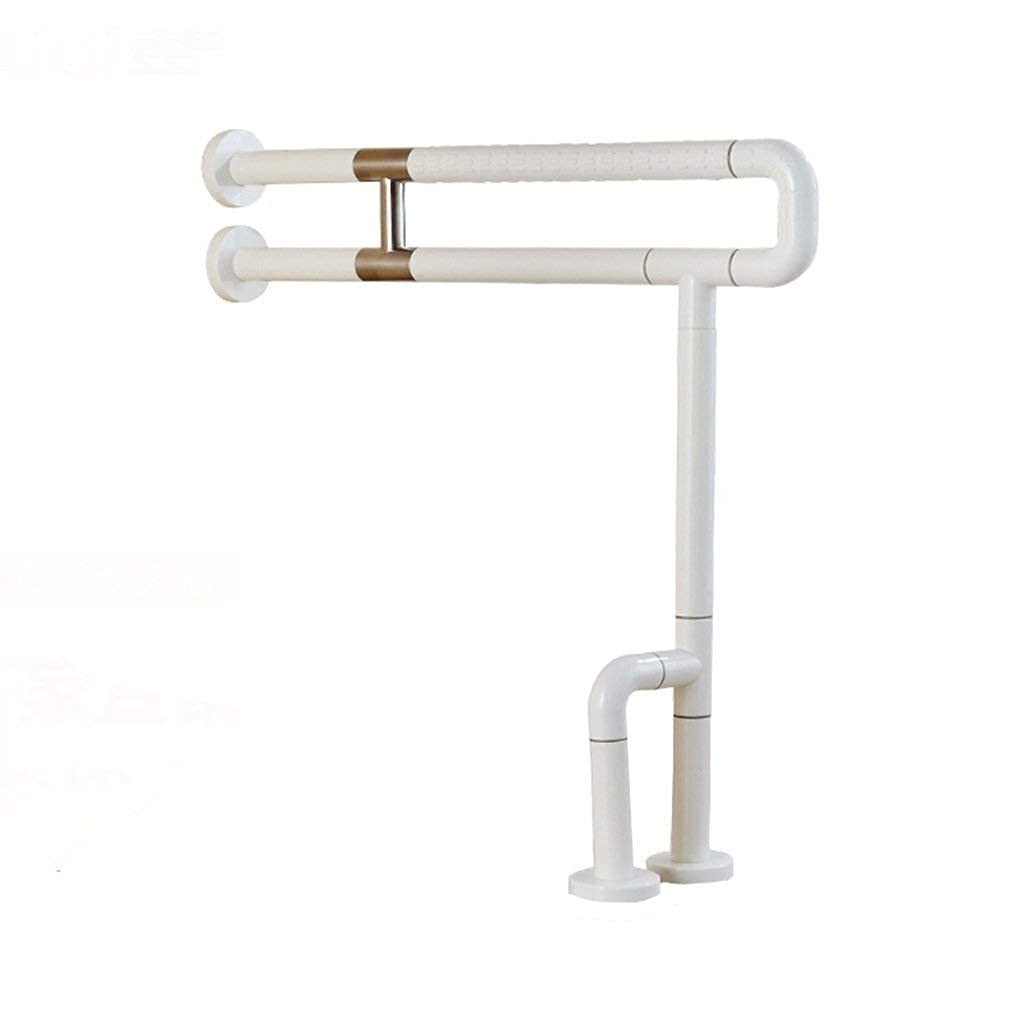 Barra de Seguridad para Ducha Resistente sin Plomo, Barras de Agarre para Inodoro, Tubo de Aluminio de Nailon Tipo U, Nailon Antideslizante, Base más Gruesa, Mango de baño para Personas Mayo