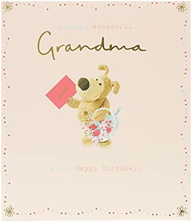 Grandma Birthday Card - Boofle Birthday Card for Grandma - Boofle Grandma Birthday Card from Grandchild - Cute Birthday Card for Grandma