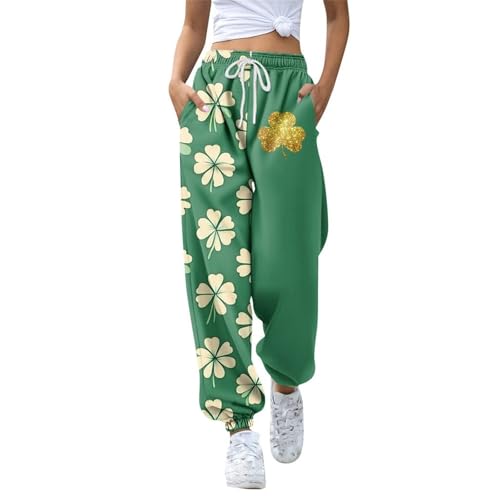 Pantalon d'été pour femme rose en taille S léger et fluide