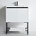 URBANIA Vanity 30" Wide -2 Door/Shelf, White, with Sink