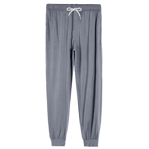 ChicCrate Sweatpants for Men Lightweight Baggy Stretch Drawstring Elastic Waist Pants Work Solid Trousers with Pocket3