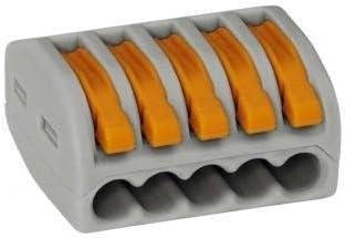 222-415 Lever-Nuts 5 Conductor Compact Connectors 10 PK