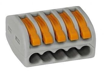 Wago 222-415 Lever-Nuts 5 Conductor Compact Connectors 10 PK