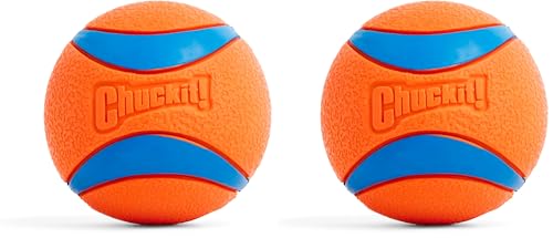 Chuckit! – Ultra Ball XLarge – Robuster und vielseitiger Ball für große Hunde – Schwimmt auf der Wasseroberfläche – Kompatibel mit Launchern – 8,5 cm Durchmesser, Mehrfarbig