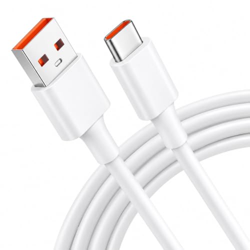 MI-Original 67W HyperCharge Fast Turbo Charging Data Cable | Type-C USB Cable Compatible with Redmi Note 13 Pro/12 Pro/11 Pro 5G/11S/10 Pro Max, Poco