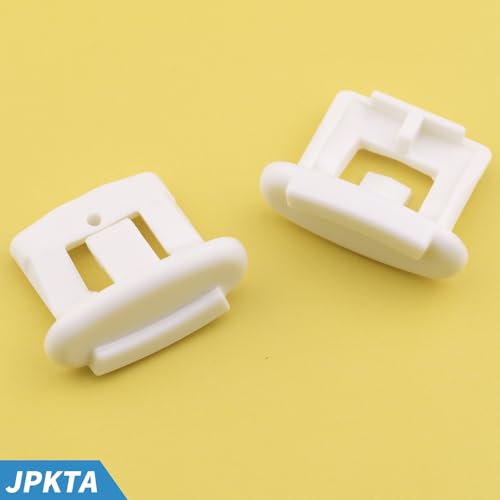 Dishwasher Upper Rack Slide End Cap Stop Clip Replacement for GE Hotpoint Kenmore - 2 Pack WD12X10304 by JPKTA
