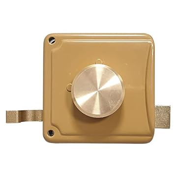 Serratura ad applicare per portoncino - 2 mandate - con pomolo interno (ENTRATA 40 mm)