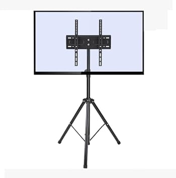 Ceiling TV Mount, Universal TV Stand, TV Stand for Bedroom, Foldable Tripod TV Stand, Rotating TV Display Floor Stand for 32-55 Inch Screens, Portable Height Adjustable Mount Universal TV