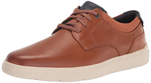 Rockport Men's Total Motion Court Plain Toe Oxford, Tan, 7.5 UK