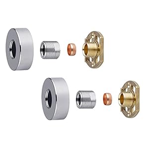 Keenware KSA-001 Bar Valve Fixing Kit, Chrome