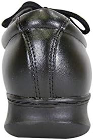 24 Hour Comfort Valerie (1027) Women's Wide Width Leather Oxford Shoes Black 9 | Image 3