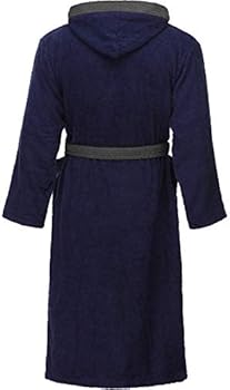 Ladeheid Heren Badjas van 100% Katoen LA40 192 (Donker Grijs 12, L