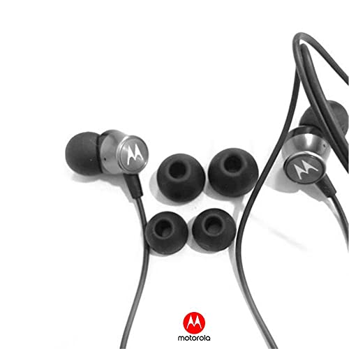 Fone De Ouvido Com Fio In Ear Estereo Preto Motorola na embalagem econômica, 5590