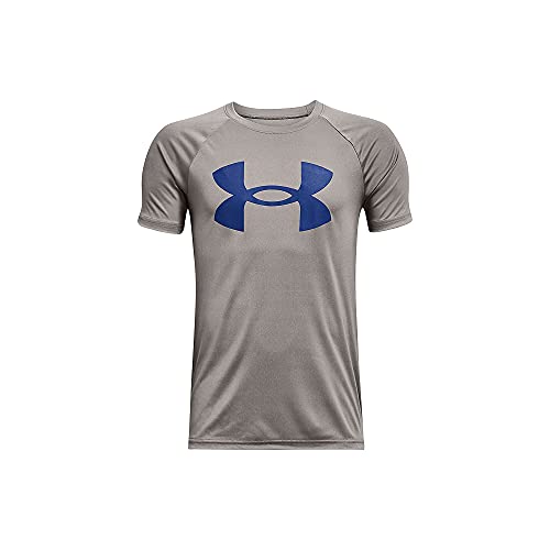 Image of Under Armour Boys' Tech Hybrid Printed Fill Short-Sleeve T-Shirt