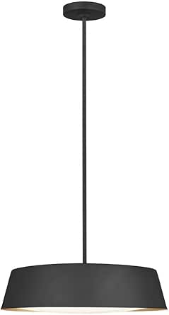 Generation Lighting-Ellen Collection -Asher-Five Light Pendant-Midnight Black Finish