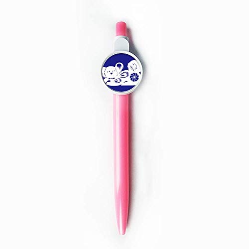 Stylo à bille rétractable zodiaque de la Chine bleu parfait au bureau ou à l'école