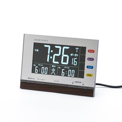 ADESSO(�A�f�b�\) �u�����v �d�g �������̊��\�� �f�W�^�� ���x ���x �_�u���A���[�� �V���o�[ RE-001