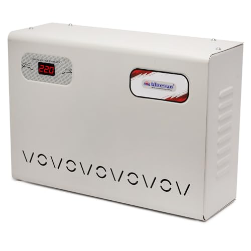 Image of 4kVA Mainline Voltage Stabilizer for 1.5 Ton AC (Split & Window) | 150V-280V Working Range | Heavy Duty Electricity Bill Reducer | Fully Automatic 230V Output Stabilizer Guard