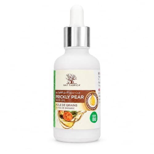 Image of NAT FABRICA Organic Moroccan Prickly Pear Seed Oil for Face and Body, 30 ml