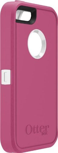 OTTERBOX DEFENDER SERIES Case for iPhone SE (1st gen - 2016) and iPhone 5/5s - Retail Packaging - PAPAYA (WHITE/PEONY PINK)