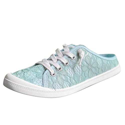 Chaussures pour femme décontractées et tendance de couleur vert menthe taille 39