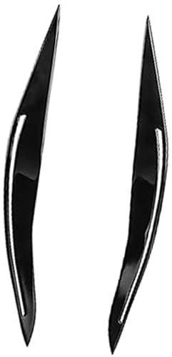 Sourcils de phare avant pour voiture BMW F10 2010-2013 cache optique noir