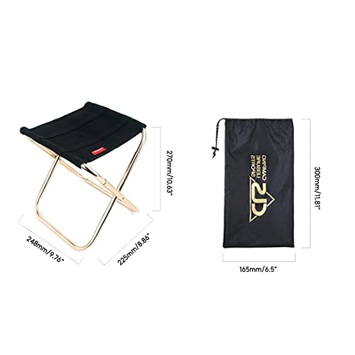 Tabouret de camping avec support en alliage aluminium robuste