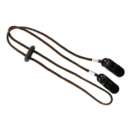 Colaxi Clipe de alça de chapéu ajustável, cordão de queixo de chapéu, clipe de alça à prova de vento