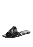 Nicole Miller Womens Reda Sandal, Black, 7, Womens