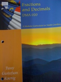 Paperback Fractions and Decimals (DMA 020) A Modular Curriculum for North Carolina Book