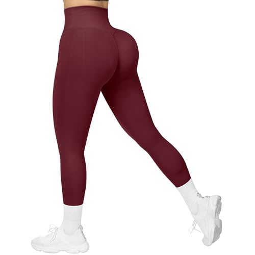 Image of MOOSLOVER Seamless Butt Lifting Workout Leggings for Women High Waist Yoga Pants Compression Contour Tights