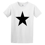 LEZHONGQIU Blackstar Men's T-Shirt Unisex White Men Tees XL
