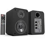 BESTISAN Bluetooth Computer Speakers for Record Player, DC Powered Studio Speaker for TV with Sub...
