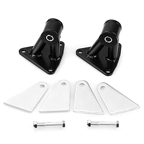 91018040 Engine Swap Weld-in Motor Mount Kit Compatible with Chevy Small & Big Block SBC BBC by Tomanic - Image 2