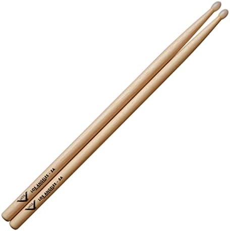 Vater 5A Nylon Tip Hickory Drum Sticks, Pair