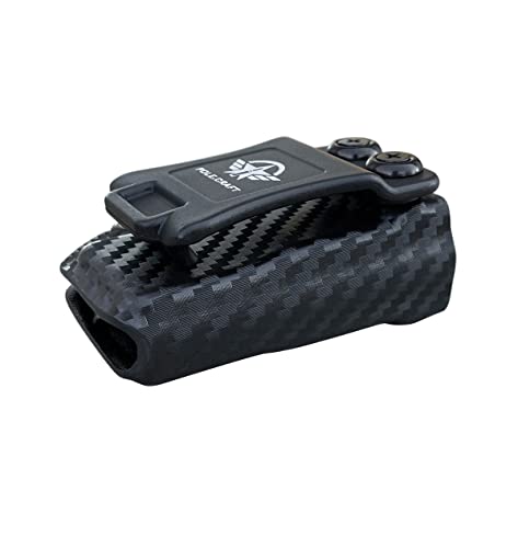 S&W M&P Shield 9Mm/.40 Single Stack Magazine Holster Iwb/Owb Carbon Fiber Kydex - 9Mm/.40 Mag Carrier - Custom Fit: S&W M&P Shield 9Mm/.40 Single Stack Magazines Case Pouch - Right/Left Hand #TOP3