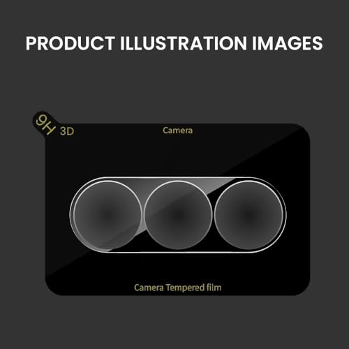 Image of FIRST MART Black Camera Lens Protector for Samsung Galaxy Z Fold 6 | 9H Tempered Glass, HD Clear, Scratch Resistant, Anti-Fingerprint, Case-Friendly | Pack of 1