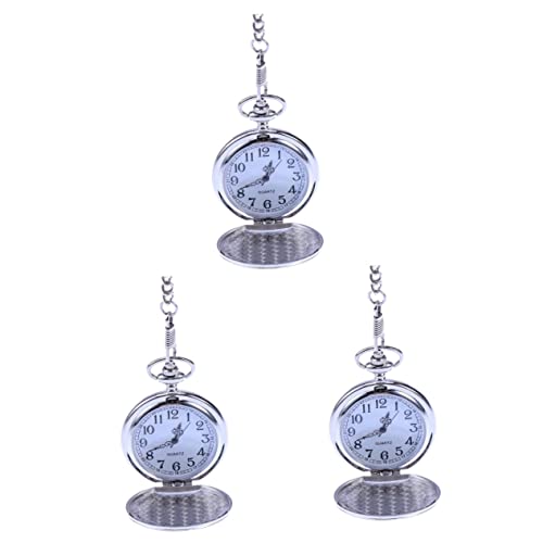 Montre homme acier avec chaîne amovible idée cadeau vintage