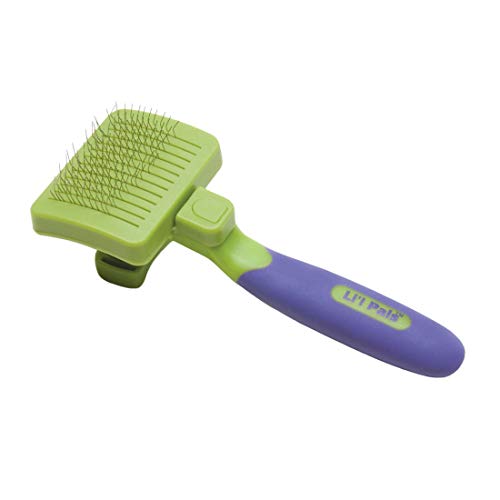 Coastal - Li'l Pals - Self-Cleaning Dog Slicker Brush, No Color, One Size #TOP29