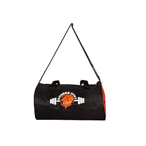StarX Nylon 15 Cms Gym Bag(Orange Bag_Orange)
